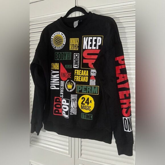 Bruno Mars 24K Magic World Tour Pullover Sweatshirt Concert Tour‎ Merch Size M - Picture 4 of 7